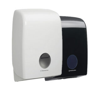 Aquarius™ dispenzer za ubruse za ruke u listićima (bijeli / crni)