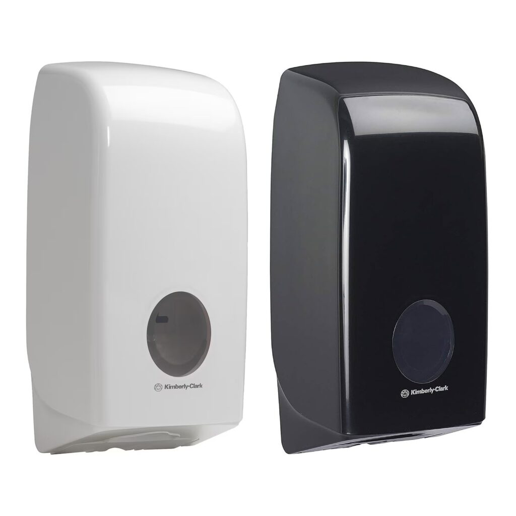 Aquarius™ dispenzer za toalet papir listiće (bijeli / crni)