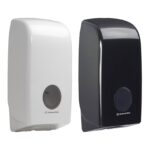Aquarius™ dispenzer za toalet papir listiće (bijeli / crni)