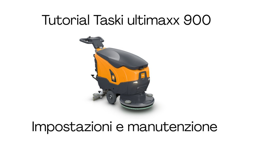 TASKI ULTIMAXX 900 video