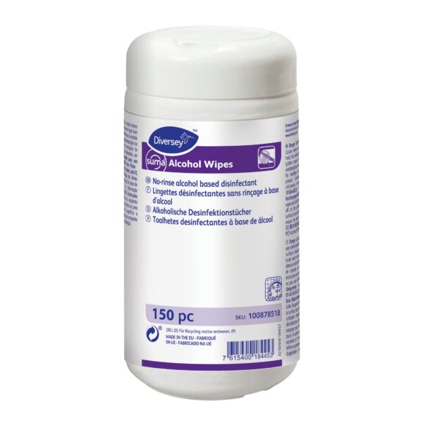 SUMA Alcohol Wipes – disinfection wipes (150 pcs)