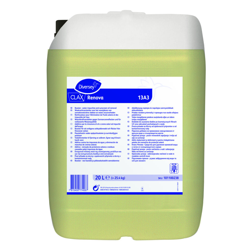 CLAX Renova – tečni pojačivač pranja na bazi sekvestranata (20 L)