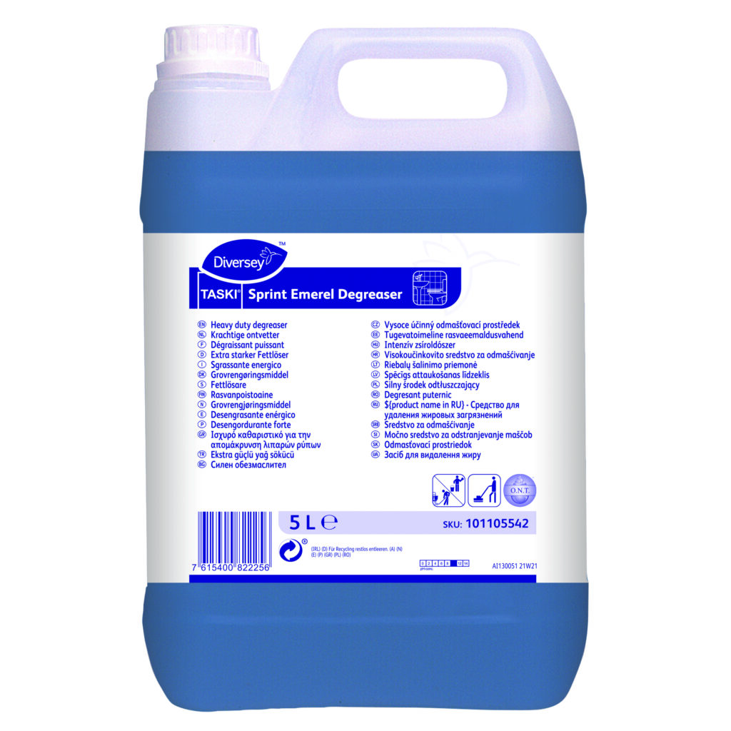 TASKI Sprint Emerel Degreaser – alkalno sredstvo za odmašćivanje (5L)
