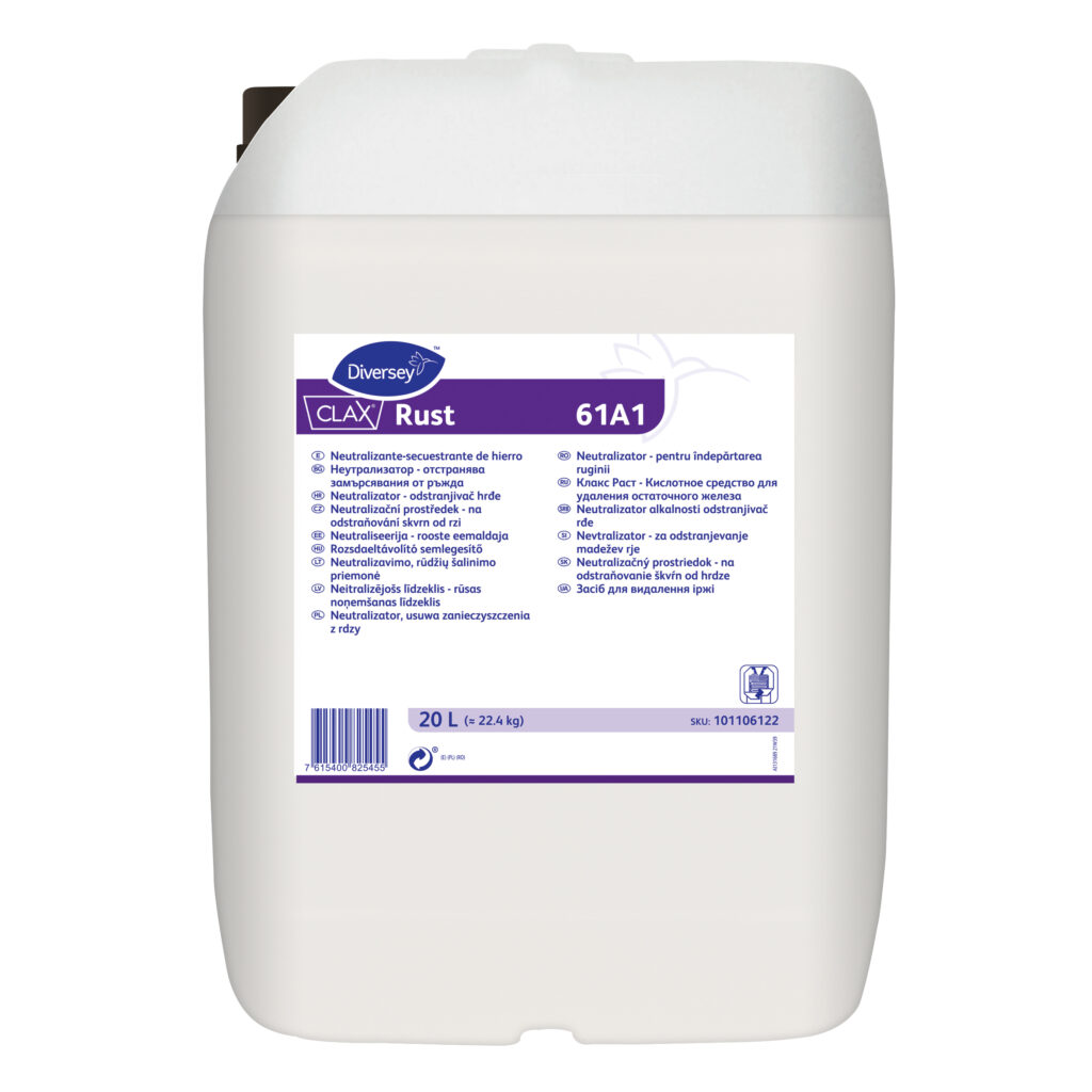 CLAX Rust – tečno sredstvo za uklanjanje rđe i neutralizaciju alkalnosti (20 L)
