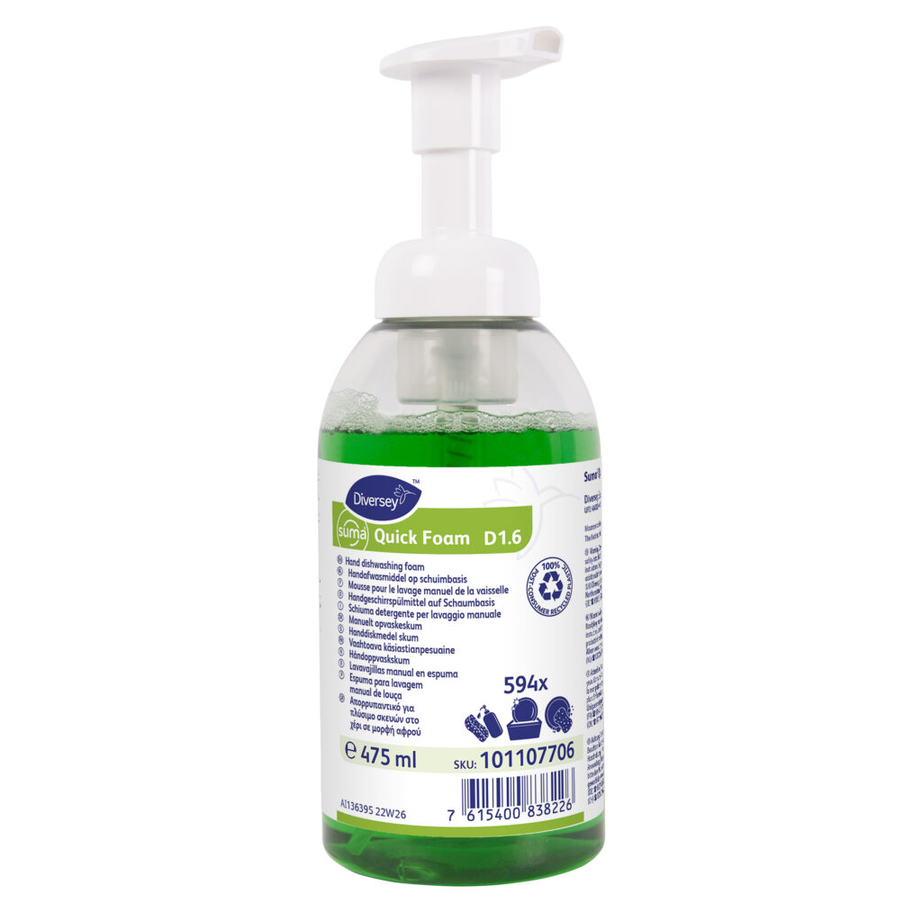 SUMA Quick Foam D1.6 – pjena za ručno pranje sudova (0,475L)