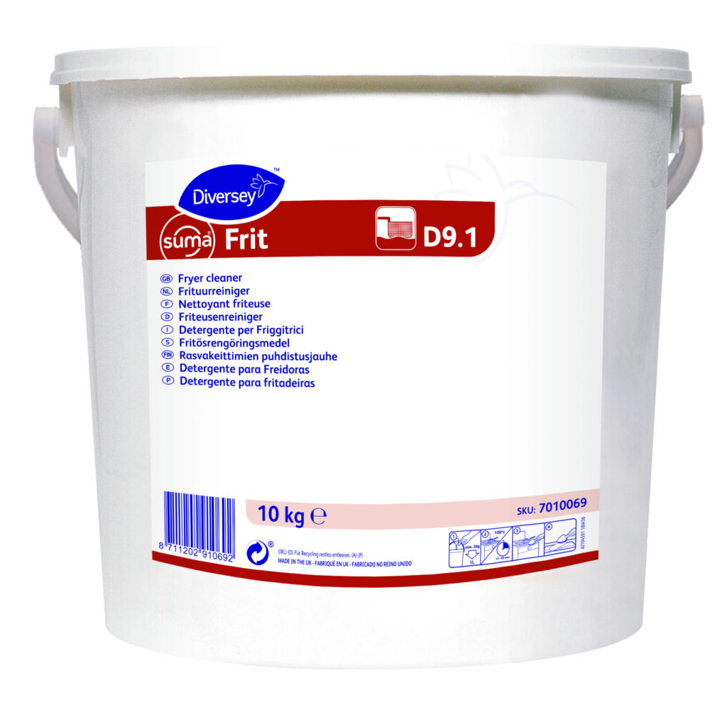 SUMA Frit D9.1 – praškasto sredstvo za čišćenje friteza (10 kg)