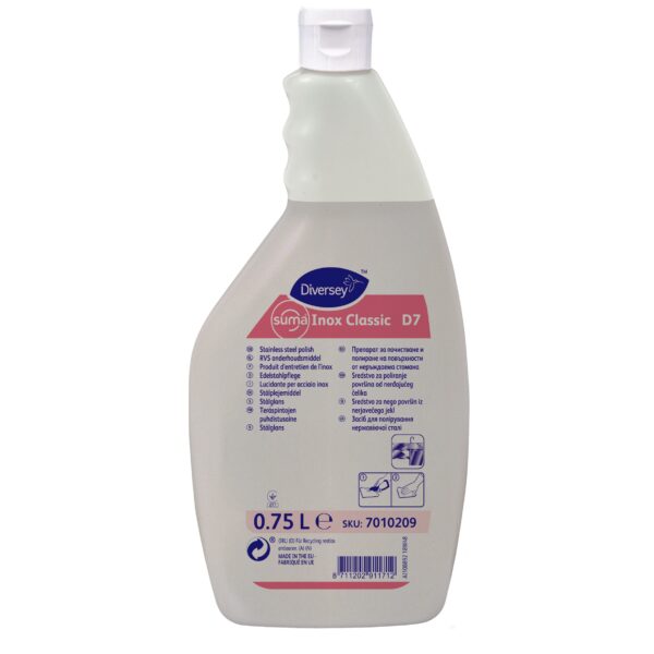 SUMA Inox Classic D7 – stainless steel polish (0.75L)