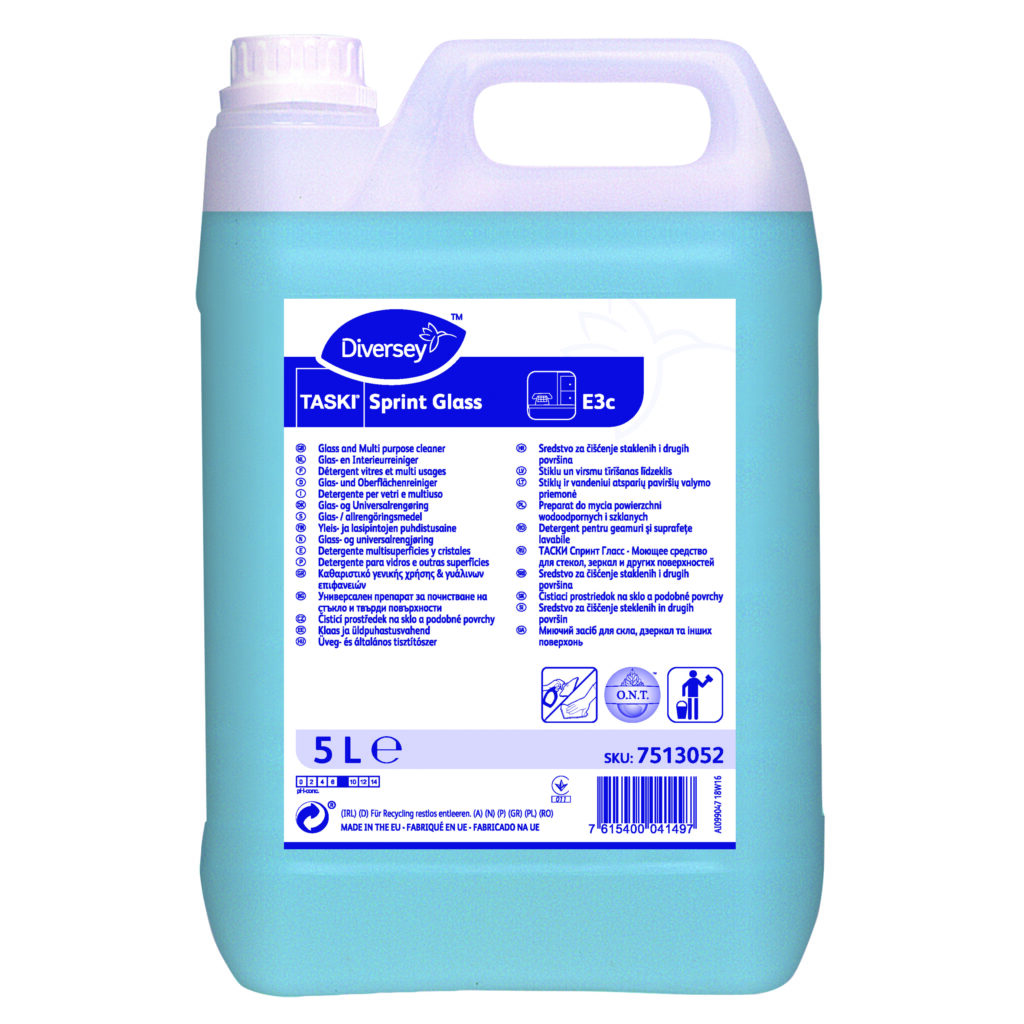 TASKI Sprint Glass – sredstvo za čišćenje stakla i površina (5L)