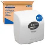 Aquarius™ Slimroll™ dispenzer za ubrus u rolni (bijeli / crni) – slika 2
