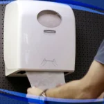 Aquarius™ Slimroll™ dispenzer za ubrus u rolni (bijeli / crni) – slika 6