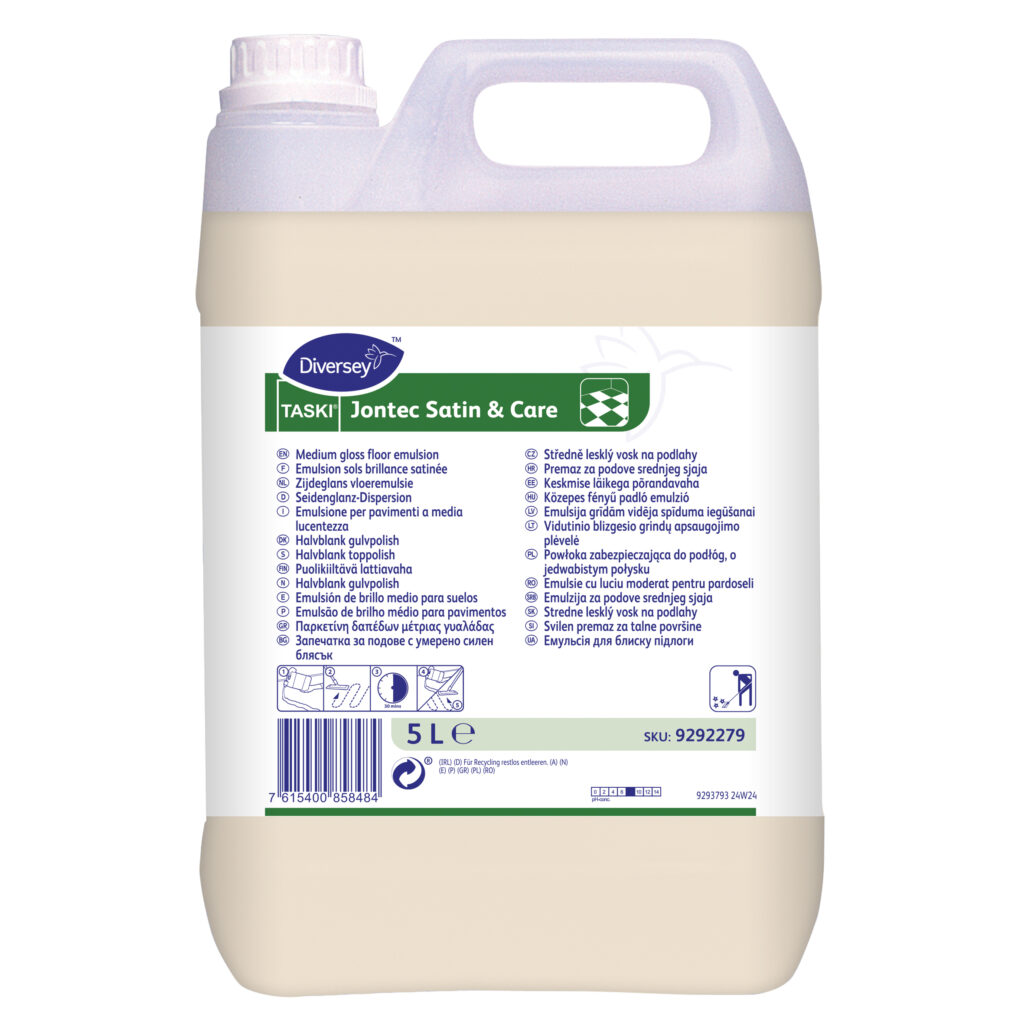 TASKI Jontec Satin & Care – emulzija svilenkastog sjaja za zaštitu podova (5L)