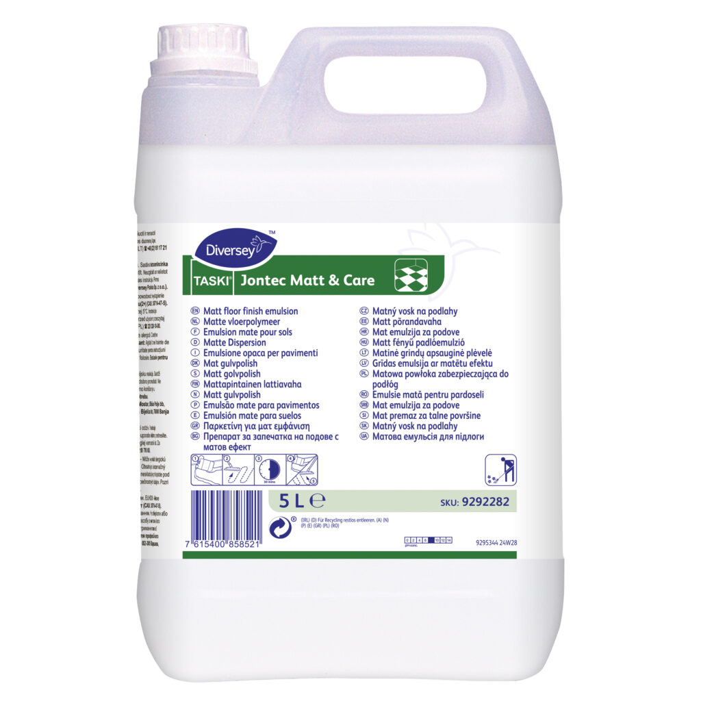 TASKI Jontec Matt & Care – mat emulzija za zaštitu podova (5L)