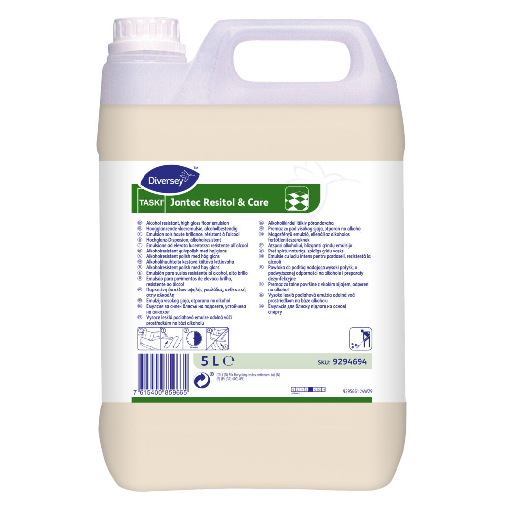 TASKI Jontec Resitol & Care – polir za podove otporan na alkohol (5L)