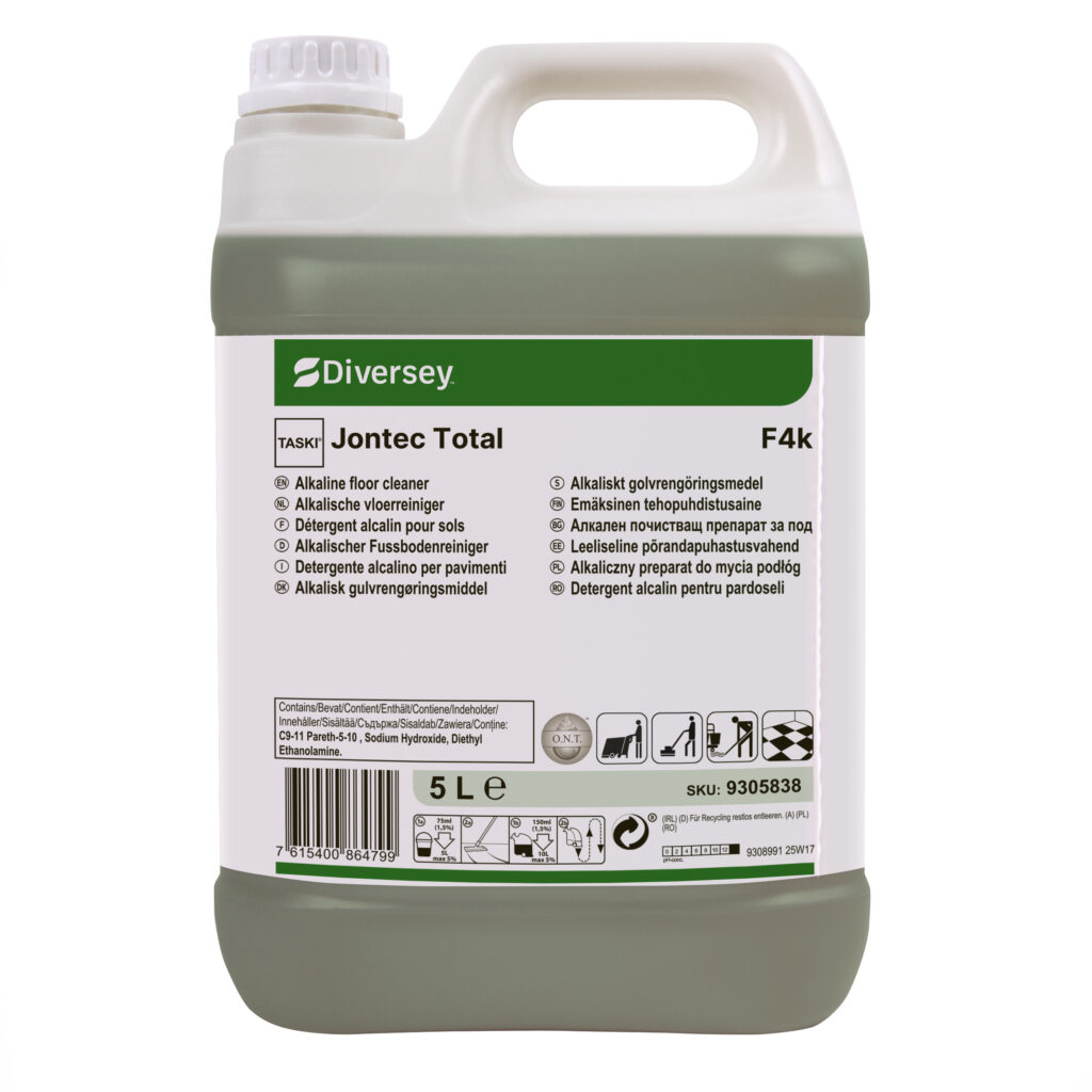 TASKI Jontec Total – alkalno sredstvo za temeljno čišćenje podova (5L)