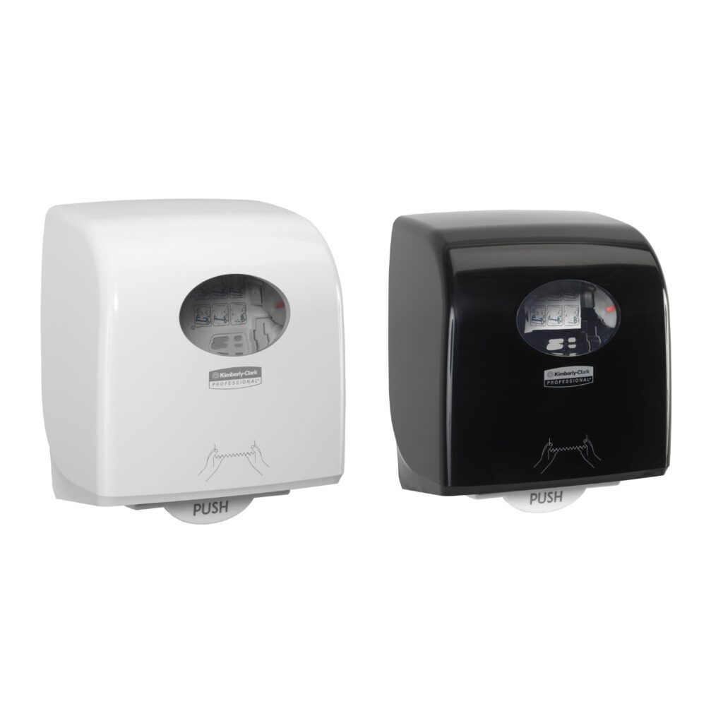 Aquarius™ Slimroll™ dispenzer za ubrus u rolni (bijeli / crni)