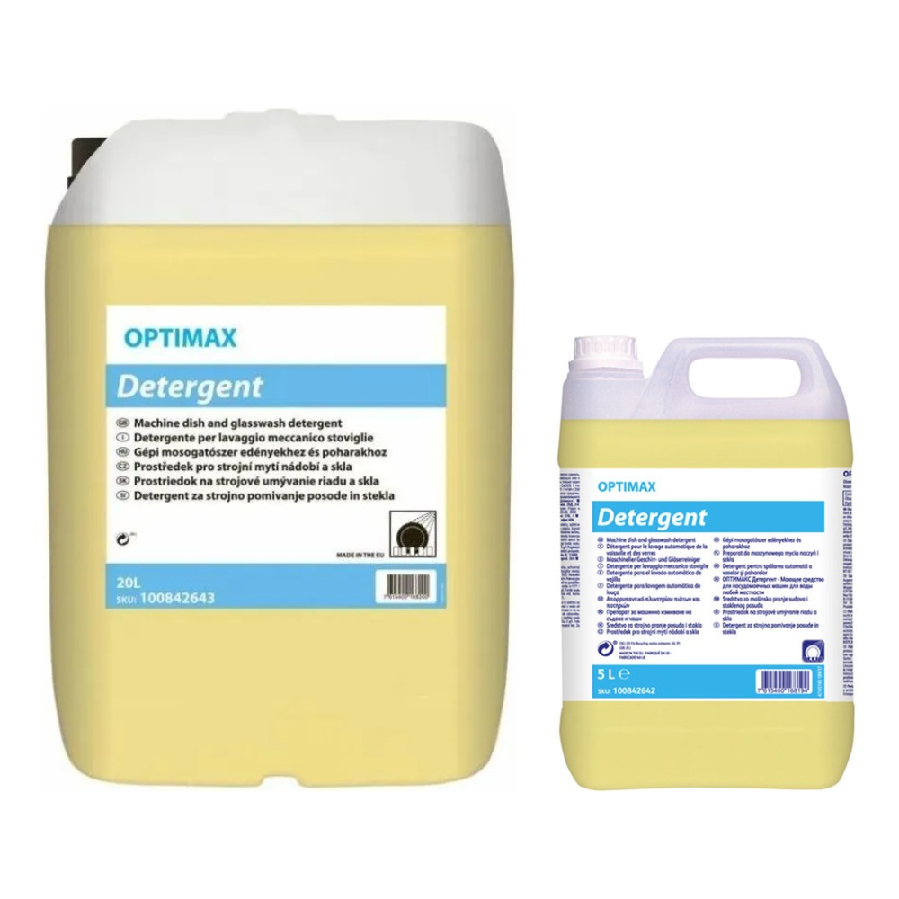 OPTIMAX Detergent – deterdžent za mašinsko pranje sudova (20L i 5L)