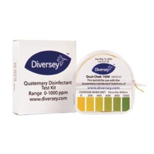 DI Quat Chek Test Kit – trakice za mjerenje koncentracije kvaternara 0–1000 ppm