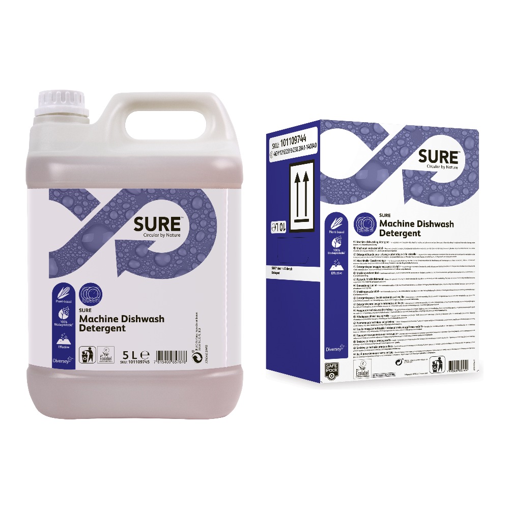SURE Machine Dish Detergent – kanister 5 L i SafePack 10 L