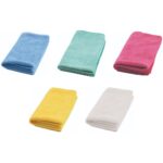 TASKI MicroQuick mikrofiber krpe u pet boja: plava, zelena, crvena, žuta i bijela