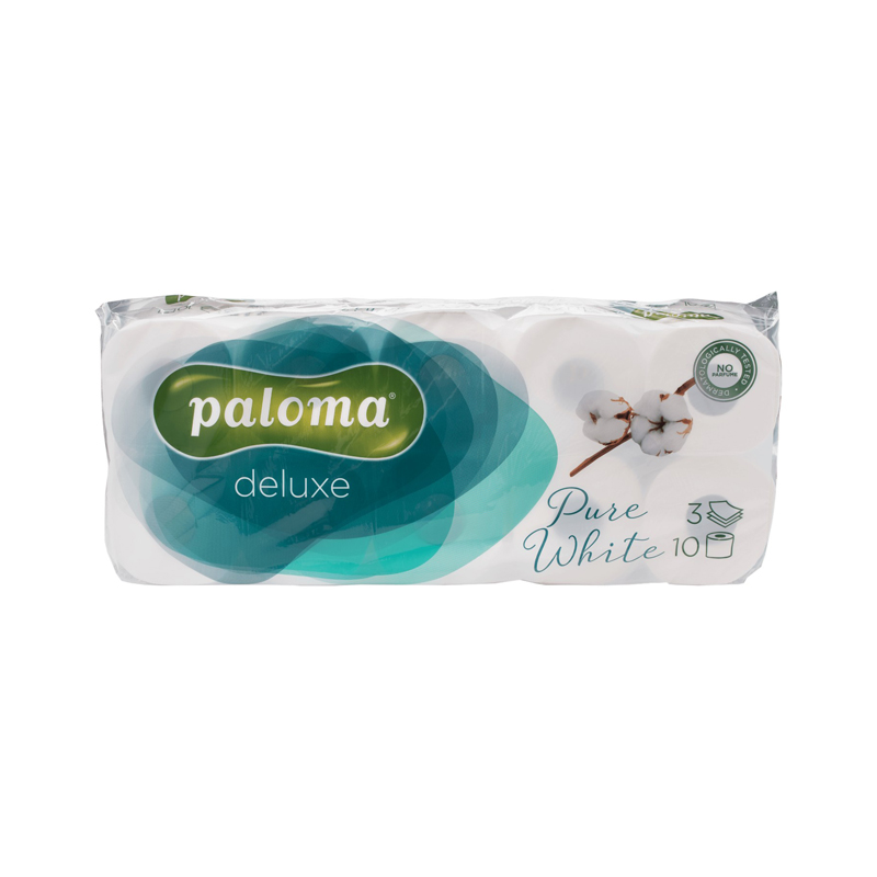 Paloma Deluxe toaletni papir u rolnicama, 3 sloja, 10/1