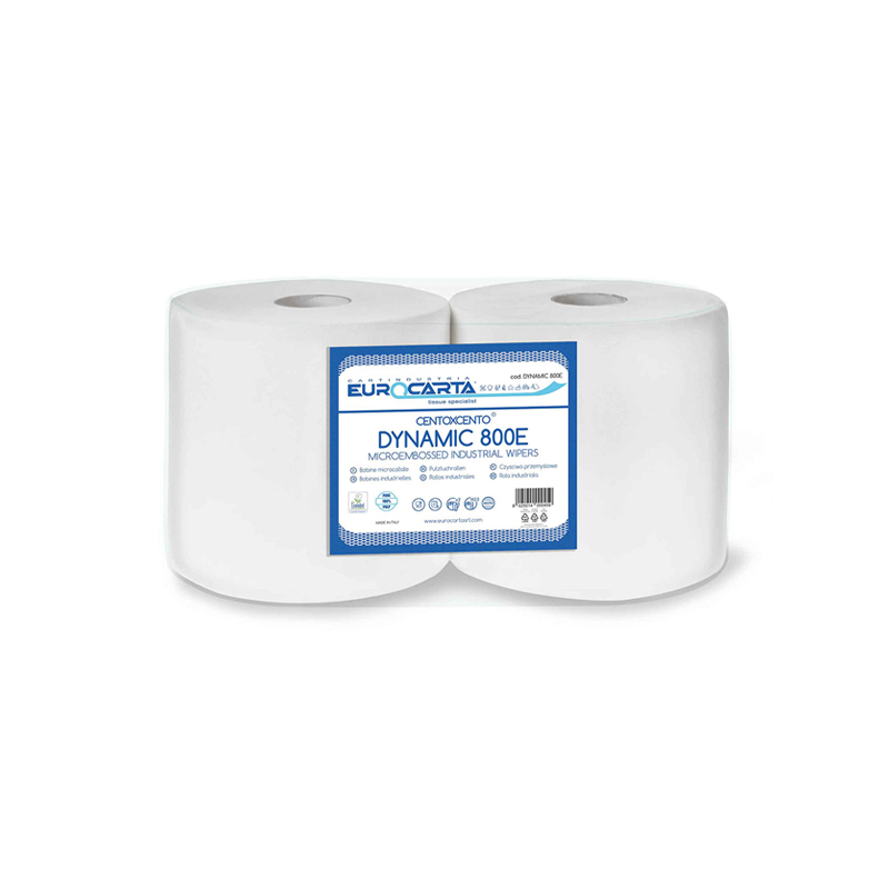 Eurocarta Dynamic industrijska rolna, 2 sloja, 100 % celuloza, 2×188 m