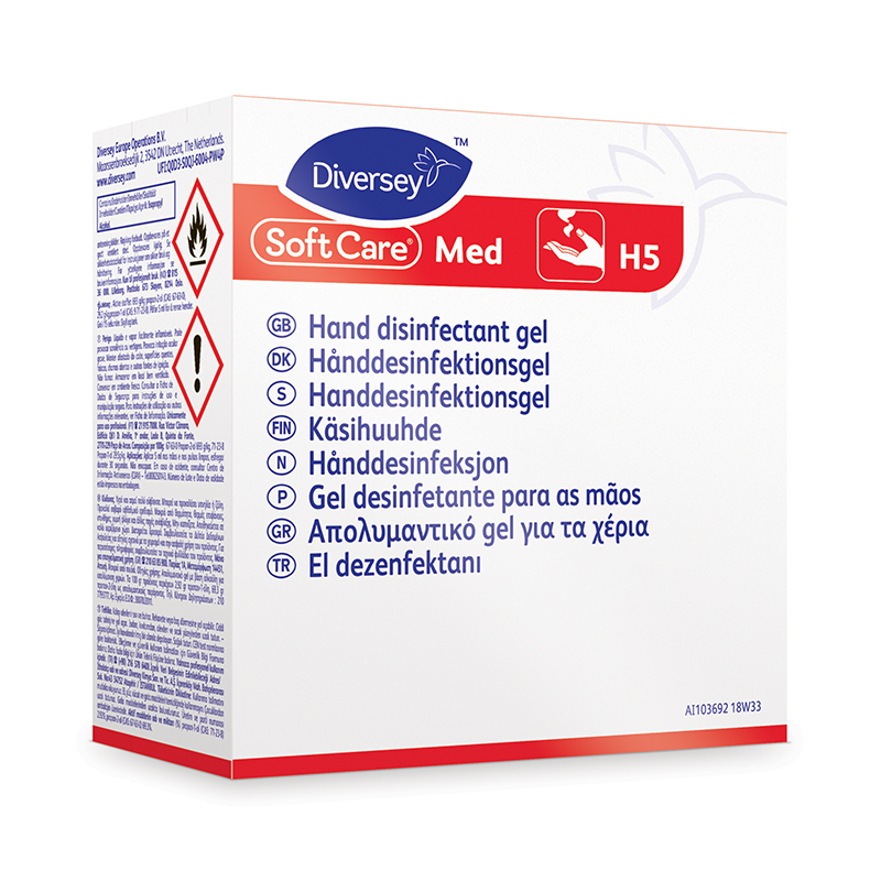 Diversey Soft Care Med alkoholni gel za dezinfekciju ruku, 800 ml (Soft Care Line)