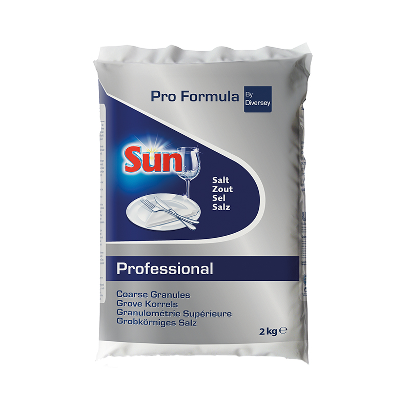 Sun Professional so za mašine za posuđe, granule 2–4 mm, 2 kg