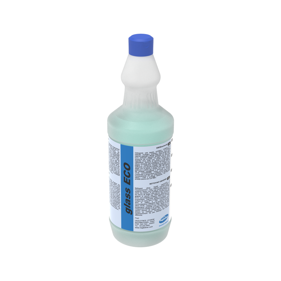 Hagleitner glass ECO 1 L — ekološko sredstvo za čišćenje stakla (EU Ecolabel)