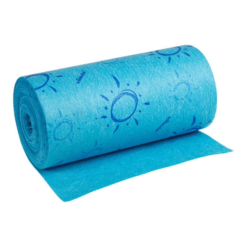 Vileda Quick'n Dry sunđerasta krpa u rolni 25 cm × 10 m, plava