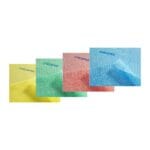 Diversey SUMA Lavette Medium antibakterijske kuhinjske krpe 34×37 cm, 25/1 — plave / crvene / zelene / žute
