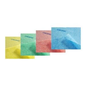 Diversey SUMA Lavette Medium antibakterijske kuhinjske krpe 34×37 cm, 25/1 — plave / crvene / zelene / žute
