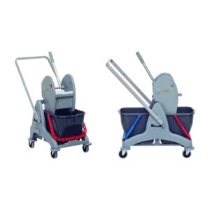 TASKI Bucket Cart Set kolica sa kantom 15 L i cjedilom — Single (1 kanta) / Duo (2 kante)