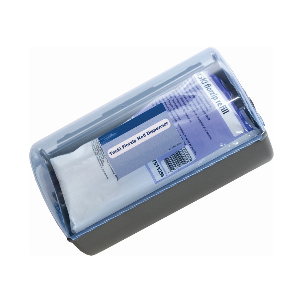 TASKI Florzip Roll Dispenser sivi plastični dispenzer sa rolnom krpa