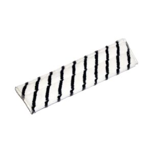 TASKI JonMaster Pro Scouring mop 40 cm, bijeli mikrofiber mop sa crnim abrazivnim prugama