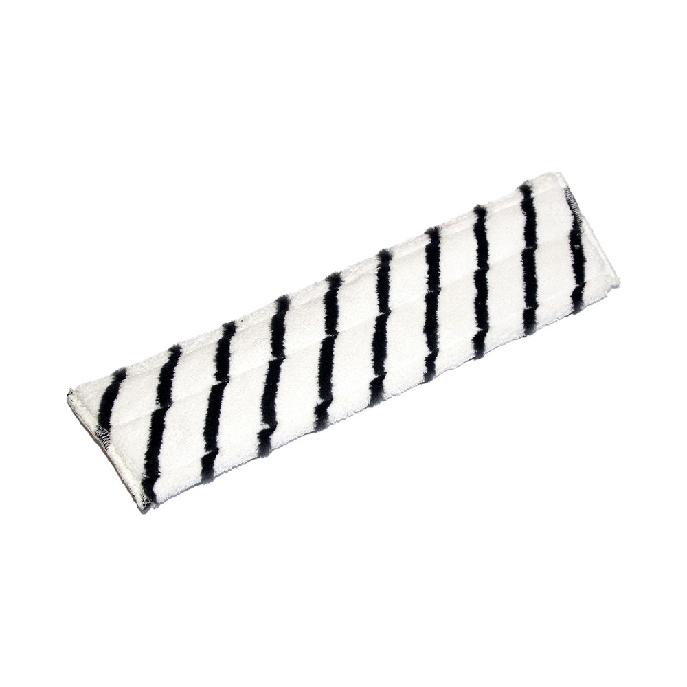TASKI JonMaster Pro Scouring mop 40 cm, bijeli mikrofiber mop sa crnim abrazivnim prugama
