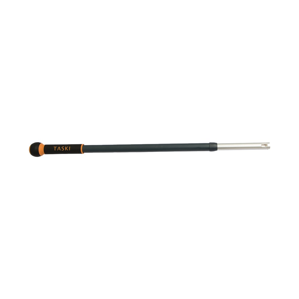 TASKI JonMaster Ultra Plus kratka teleskopska drška 60–105 cm, crno-siva sa narandžastim detaljima