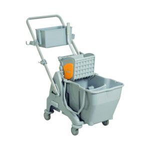 TASKI MicroEasy Cart siva kolica sa kantom, cjedilom i pregradom