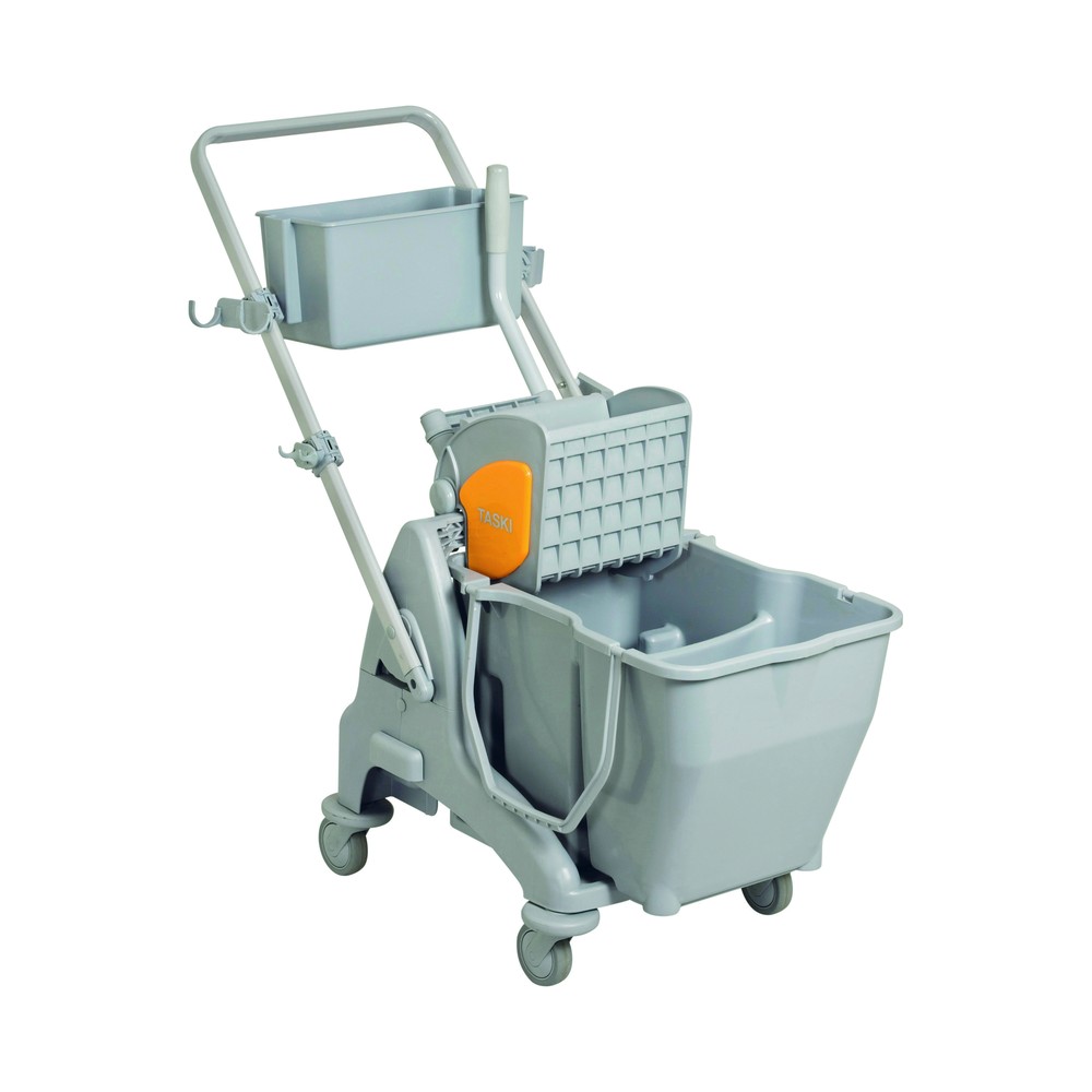 TASKI MicroEasy Cart siva kolica sa kantom, cjedilom i pregradom