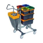 TASKI Mini Closed for JonMaster zatvorena kolica sa kutijama za mopove i krpe