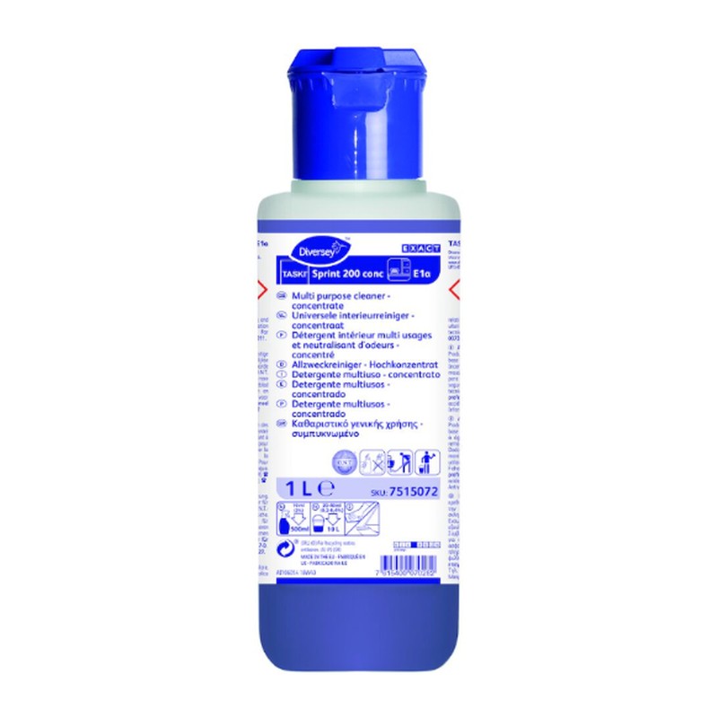 TASKI Sprint 200 conc visoko koncentrovano univerzalno sredstvo, Exact 1 L sa dozirnim čepom