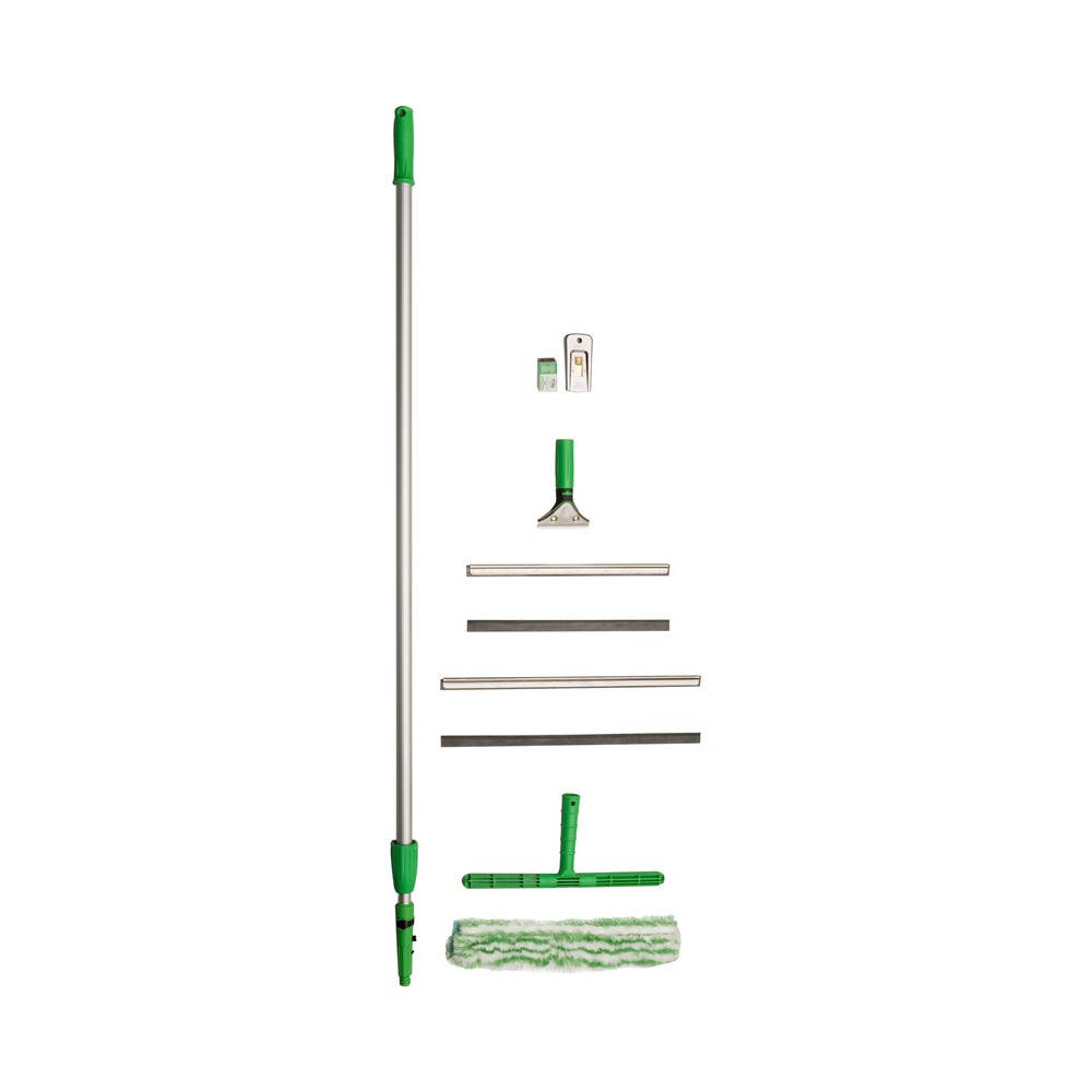 TASKI Window Cleaning Set komplet za pranje prozora sa zelenom teleskopskom drškom