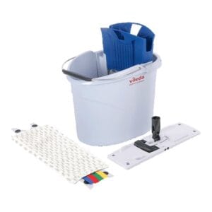 Vileda UltraSpeed Mini Starter Kit — kanta 10 L sa cjedilom, nosač i mop 35 cm